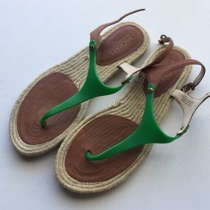 Michael kors green sandals